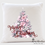 Thumbnail: Pink Christmas Tree Pillow Cover, white plush