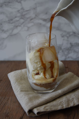 Frozen Joghurt Eiskaffee