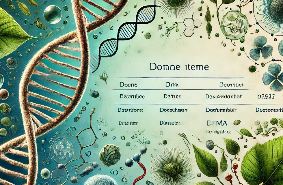 DALL·E 2024-10-11 09.52.26 - A realistic horizontal contact card design with a biology the