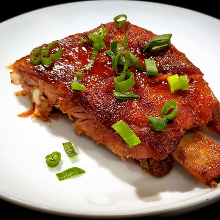 Sous Vide Calabrian Chili and Tangerine Hot Honey Spareribs