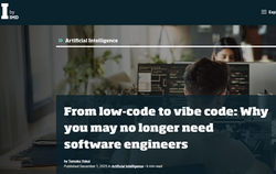 Lowcode to Vide code Dec 2025