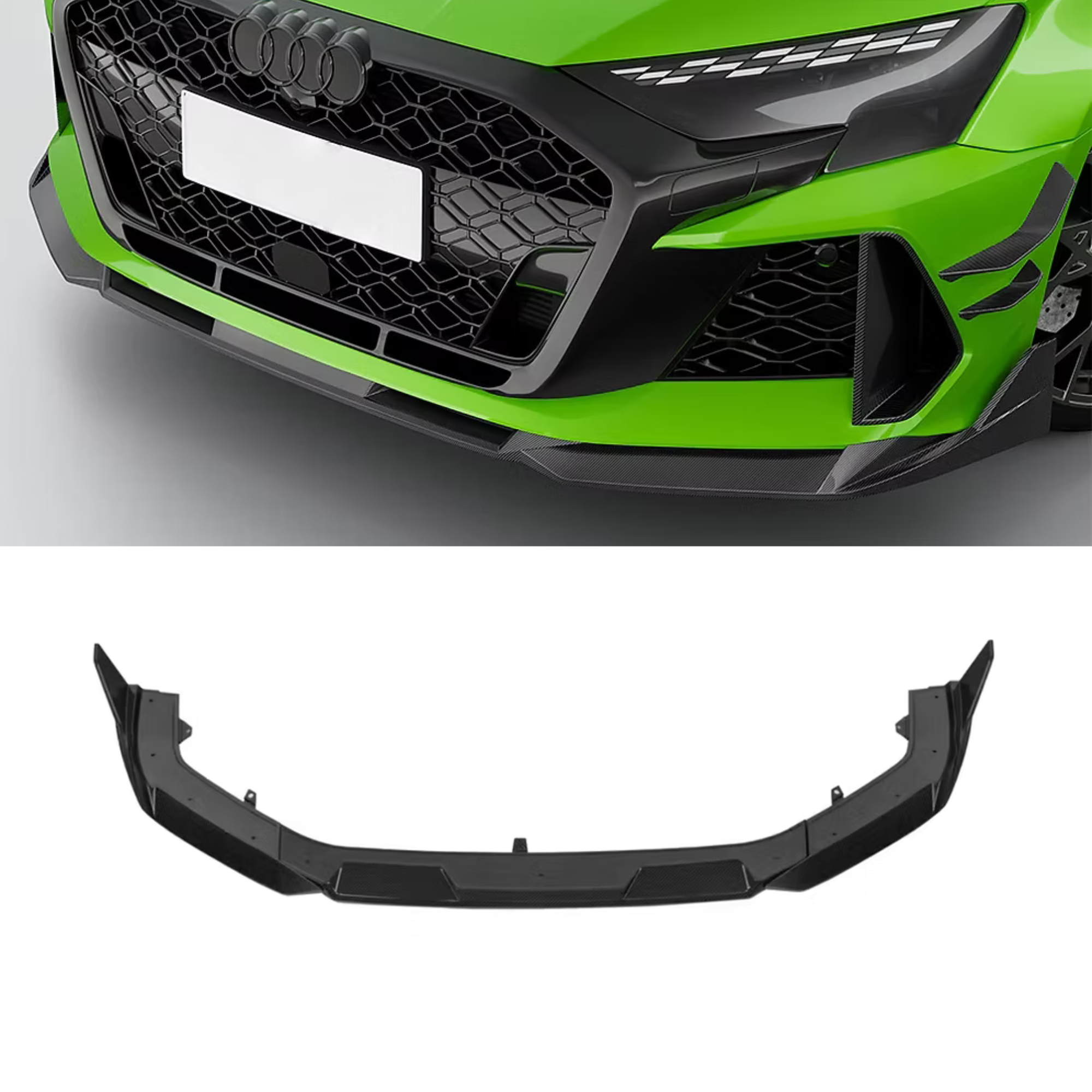 Audi RS3 8Y.5 Carbon Fibre Front Splitter V2