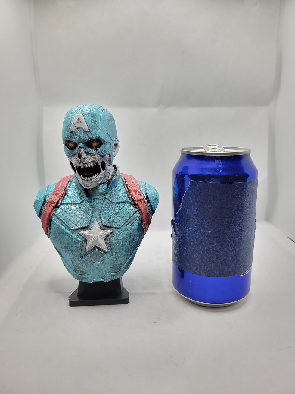 Thumbnail: Zombie Captain America Inspired Bust