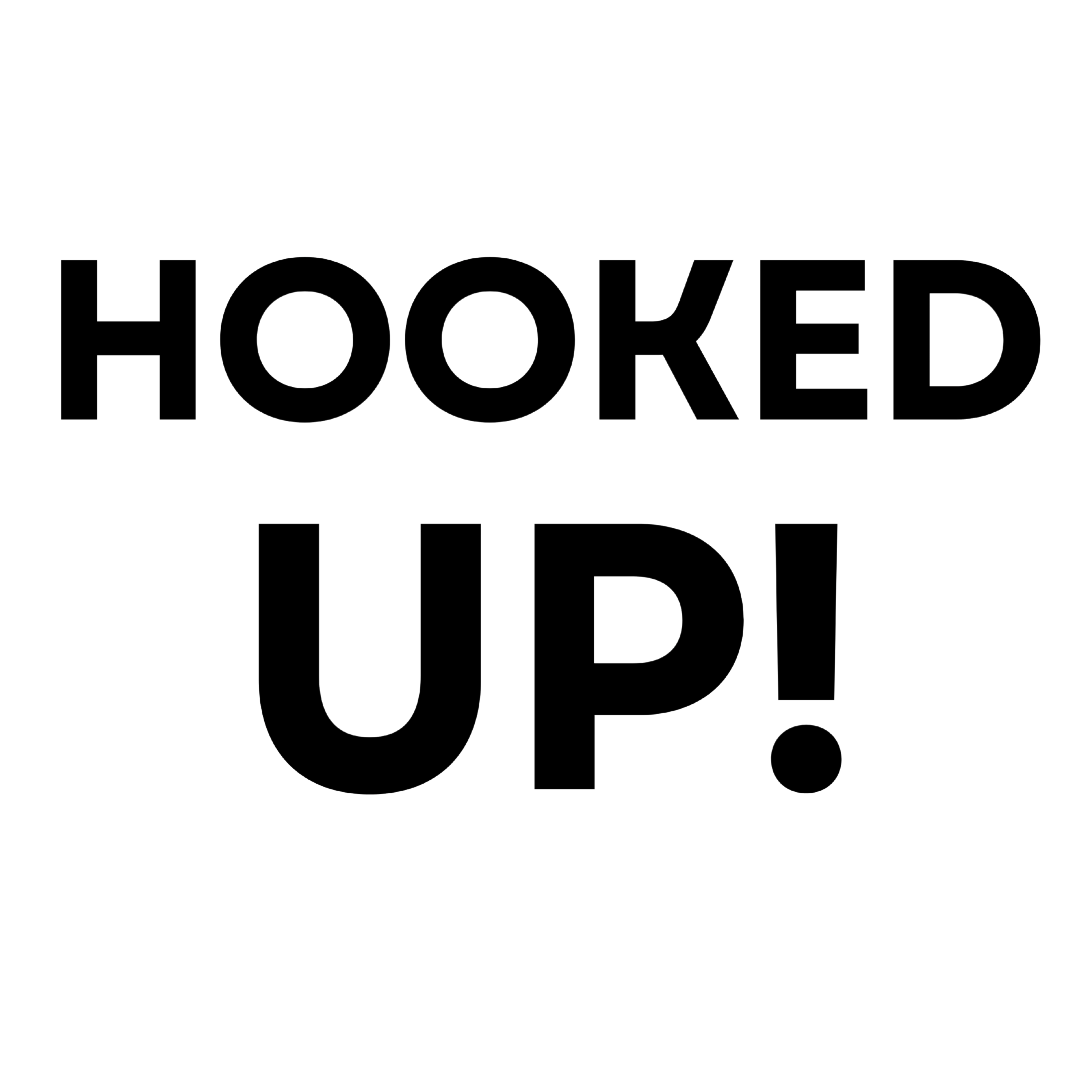 Graphics - Text - Hooked Up