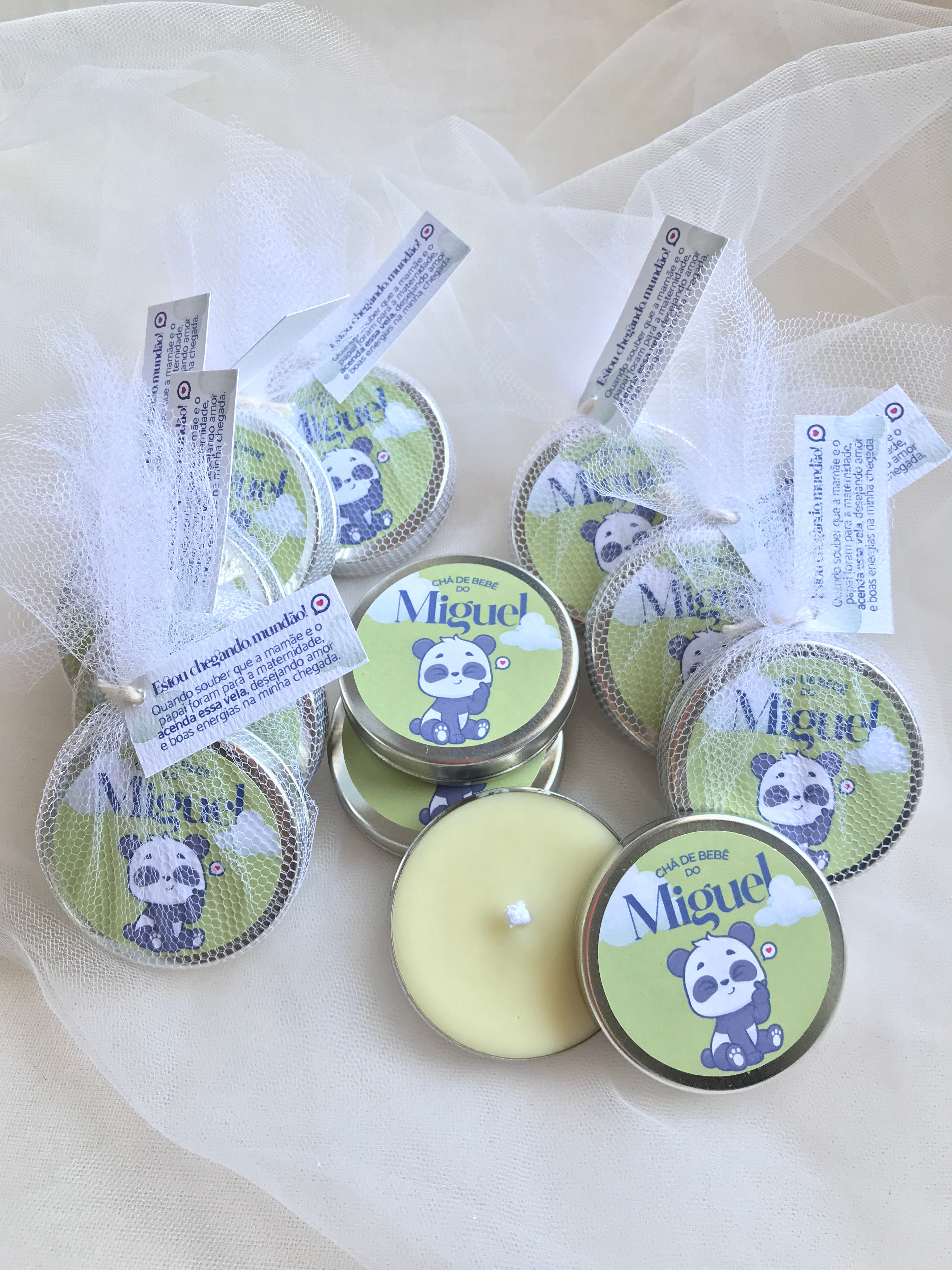 Lembrancinha . Vela latinha 20g