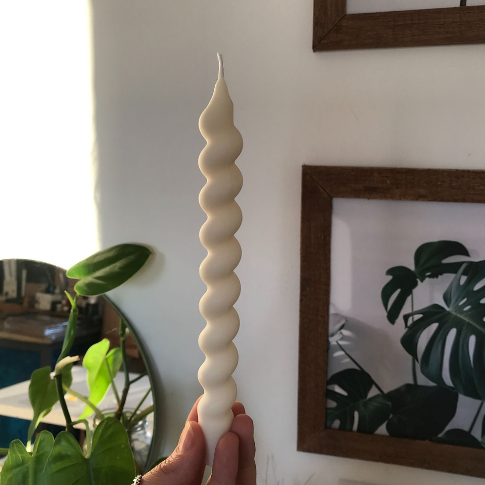 Vela Castiçal Ondas