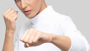 Couples shadowboxing