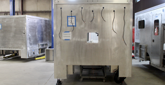 Front wall view of Gilmer #2695 in welding and fabrication.