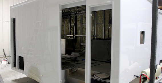 Curbside view of Colquitt #2725 in paint.