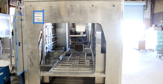 Front wall view of Emanuel #2683 in the beginning stages of welding and fabrication.