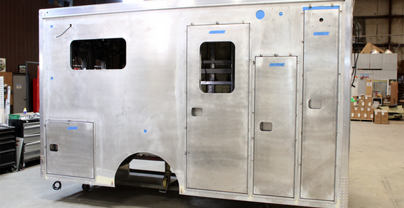 Curbside view of Muskogee #2657 in welding and fabrication.