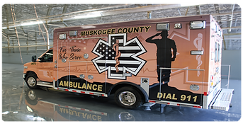 muskogee picture of veterans wrap ambulance Type III