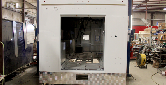 Rear view of Atlantic #2612 in mounting.