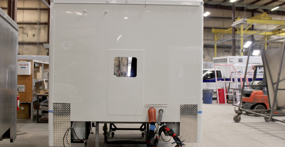 Front wall view of Screvens #2660 