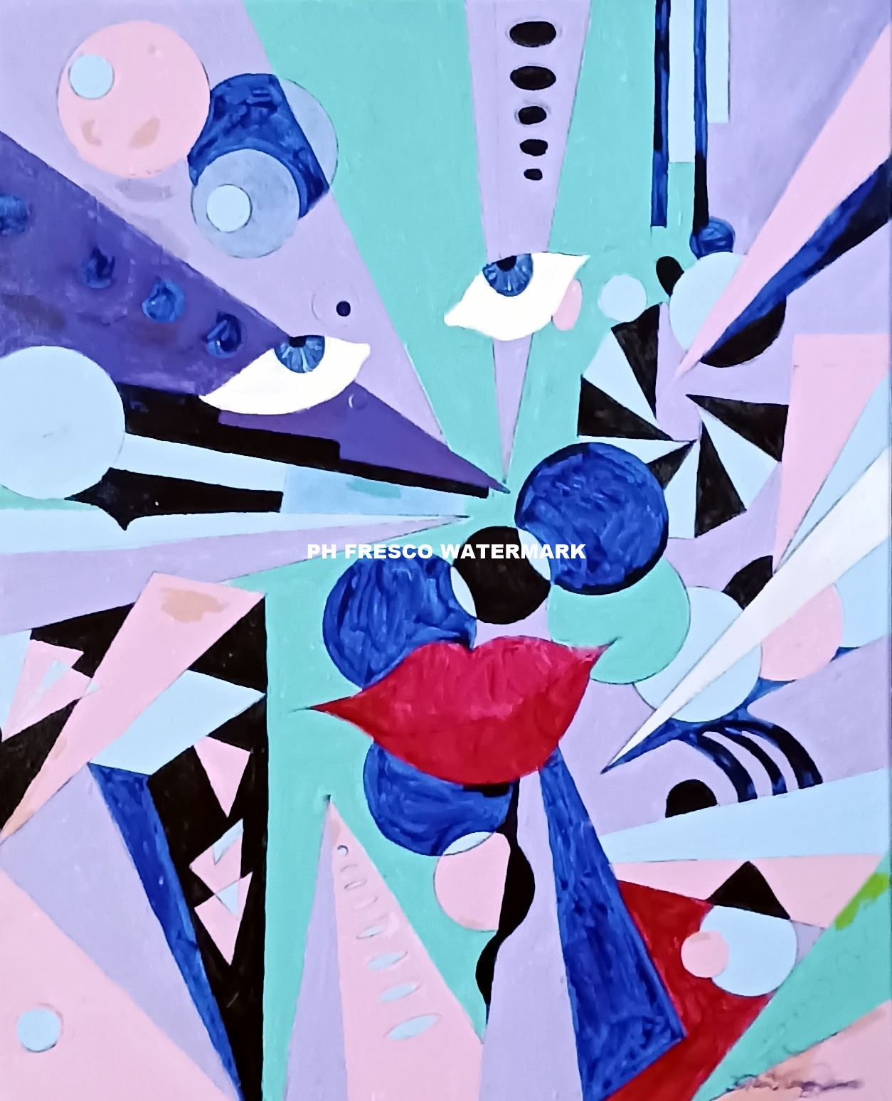 Title: "New Carnival of the Mind -- Abstract -- 20" x 16"