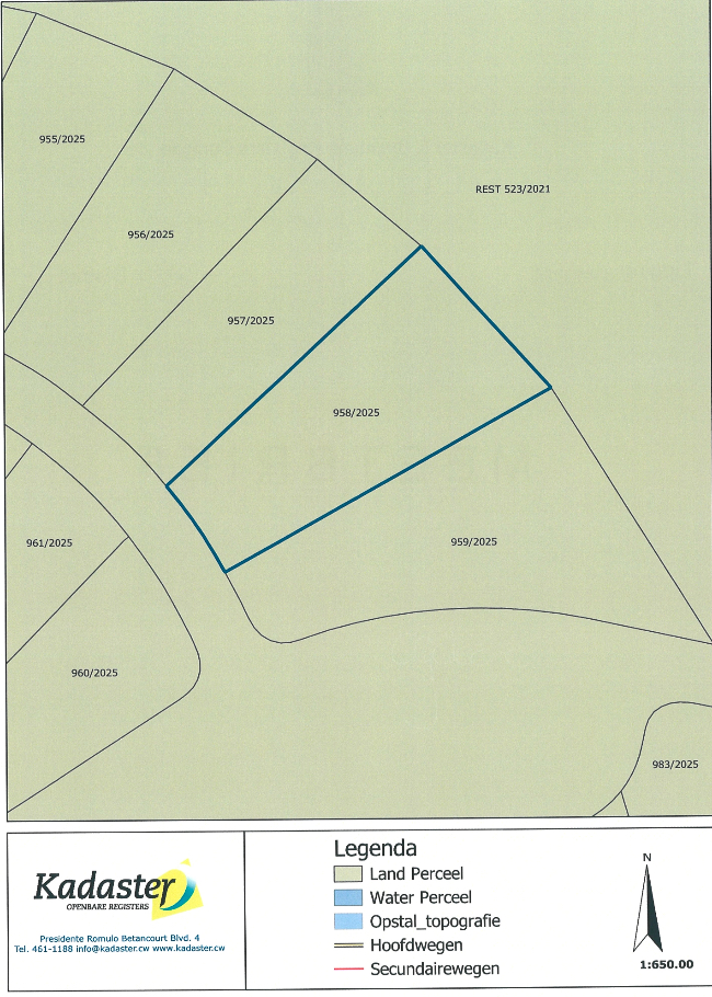 Land / plot in Harmonie