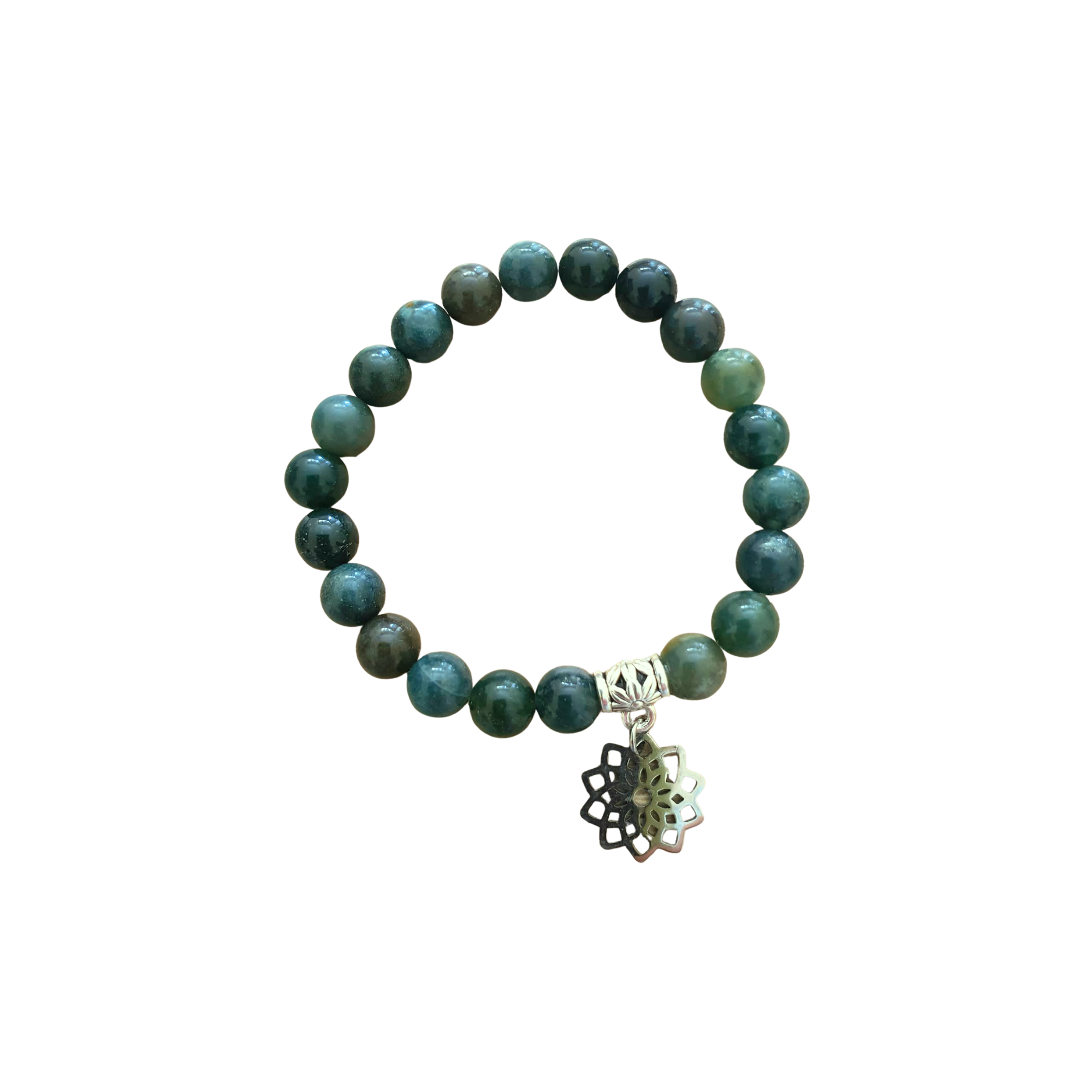 Bracelets Agate Mousse – Abondance végétale