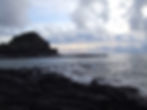 Coast of Lajes village