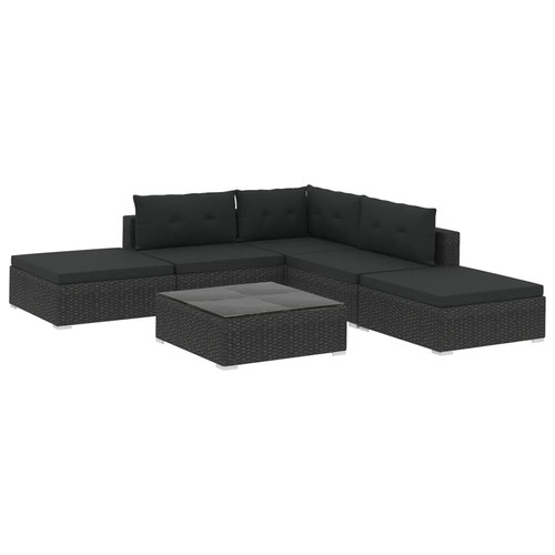 Large Black Rattan Outdoor Corner Sofa Set Garden Furniture 2022 Your