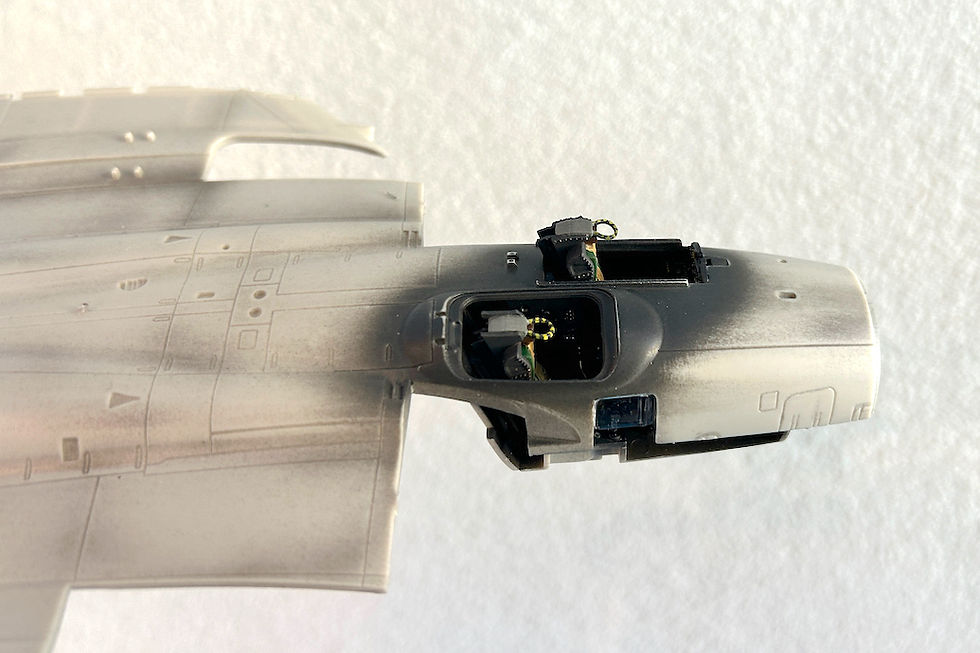DH Sea Vixen 2 - Cockpit fitted+ observer window