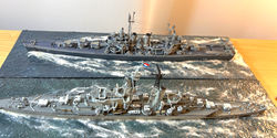 HNLMS De Ruyter and USS Philadelphia