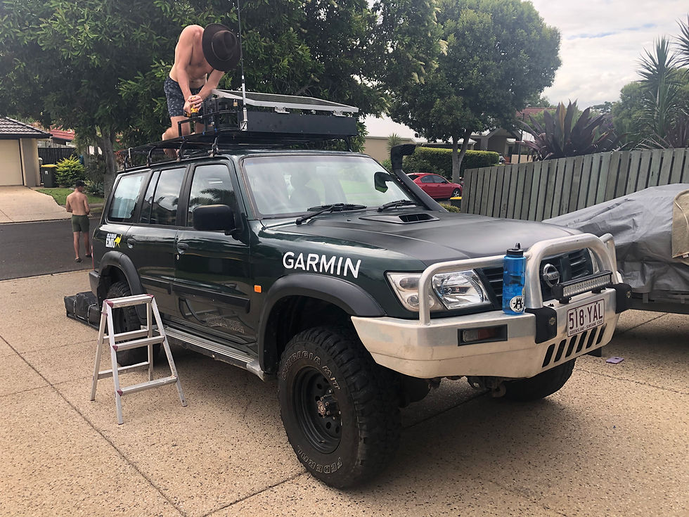 Thank you to Garmin AU for the awesome decals as well! While venturing off into the middle of nowhere, there's no other brand we would trust!