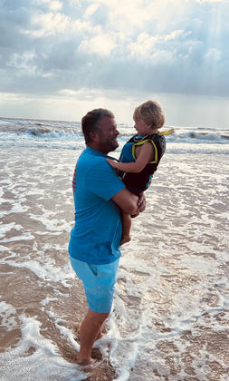 Waiting family Kelly and Jeffrey