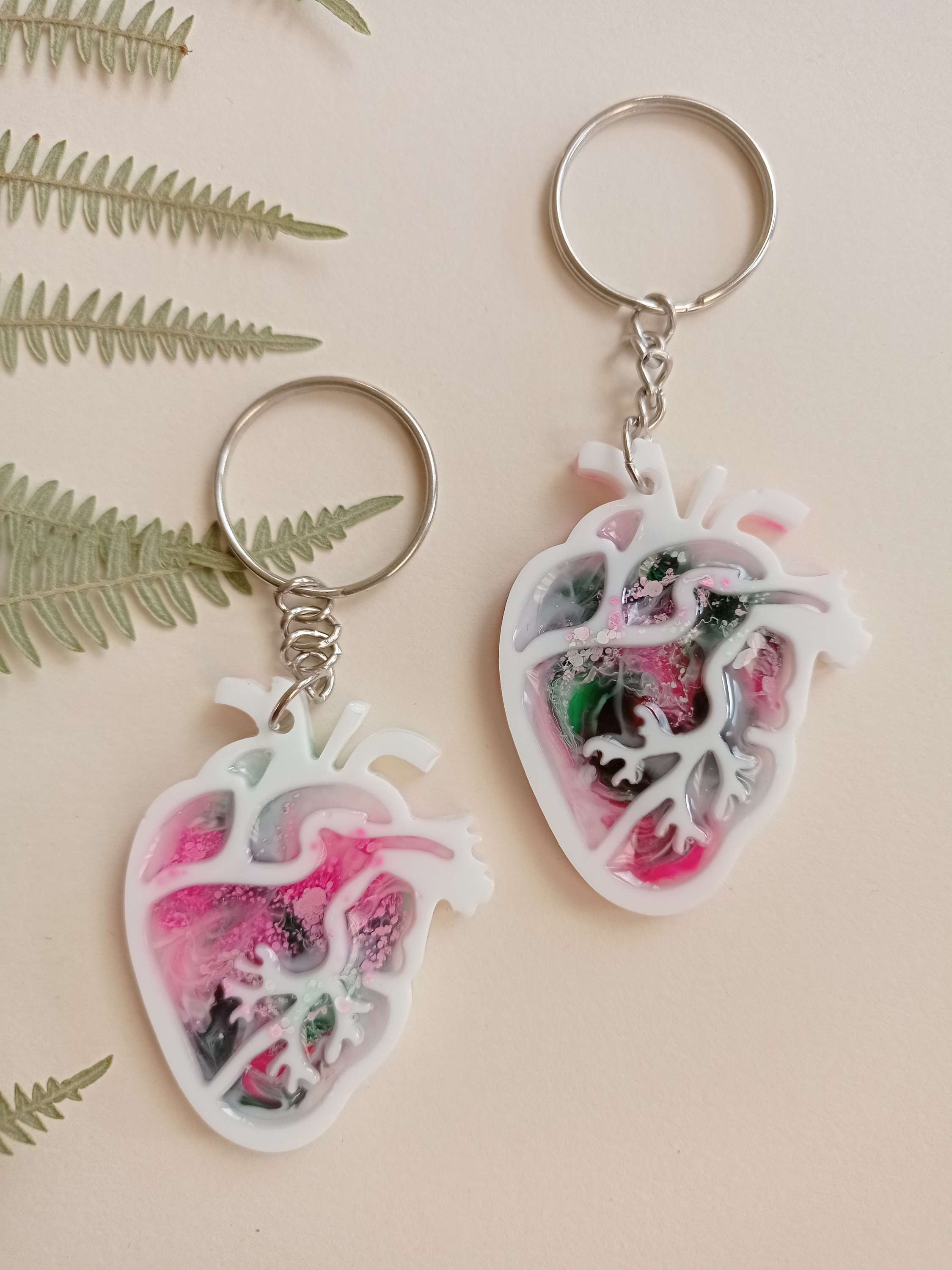 Corazón Anatómico Blanco 
