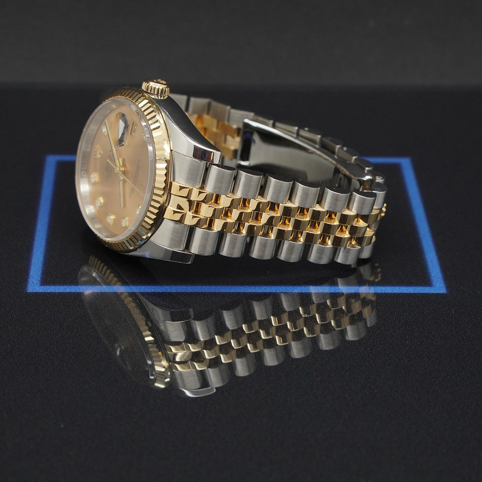 Miniaturbild: Rolex Datejust 36 S/G Dia - Ref: 116233 - aus 2008 - Box & Karte