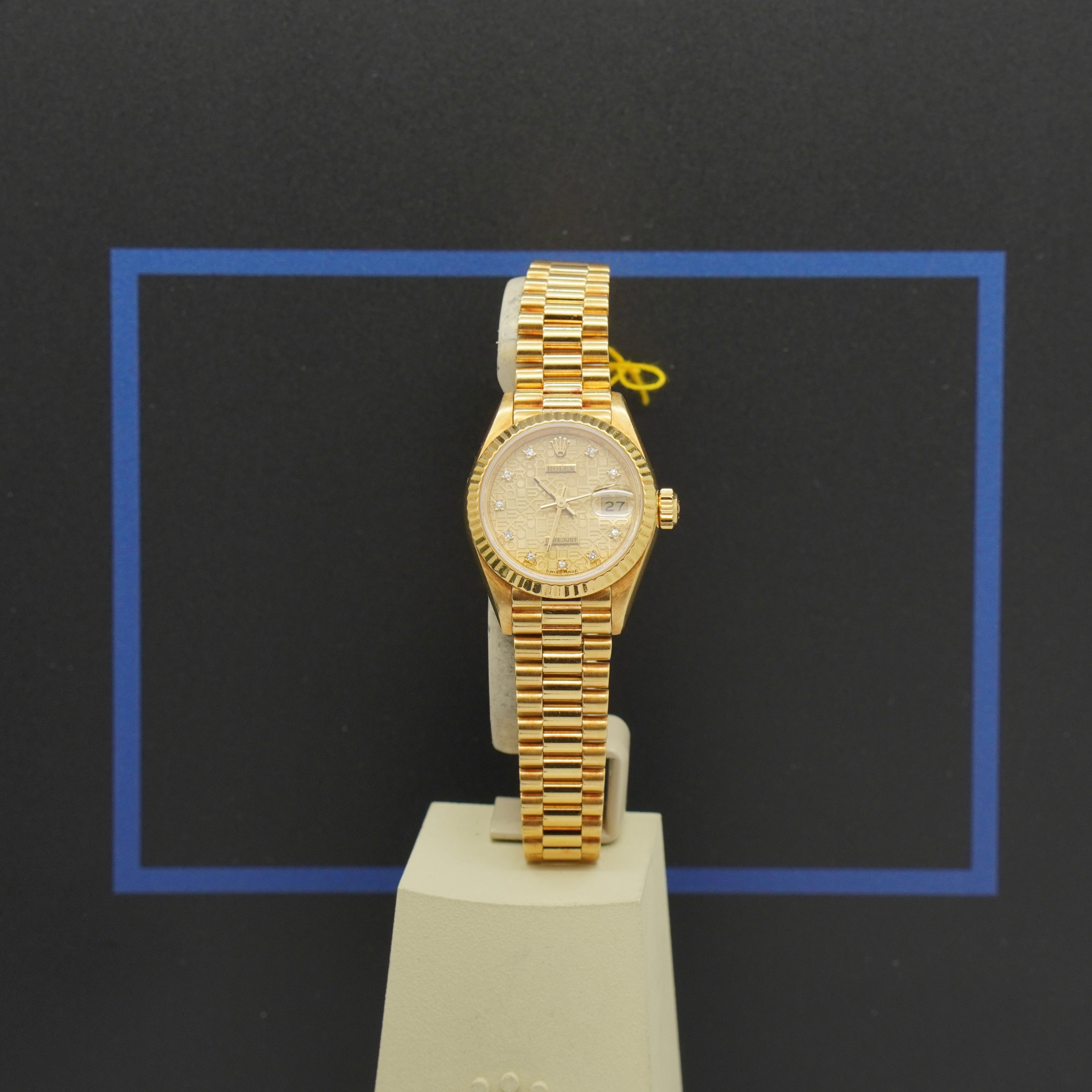 Rolex Lady-Datejust Ref. 69178 | Gold | Dia Dial | Box&Papiere