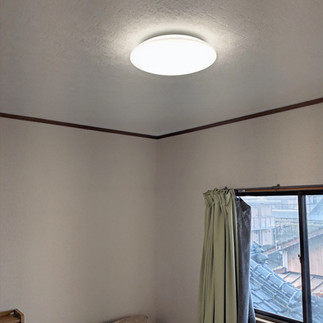 寝室LED照明交換
