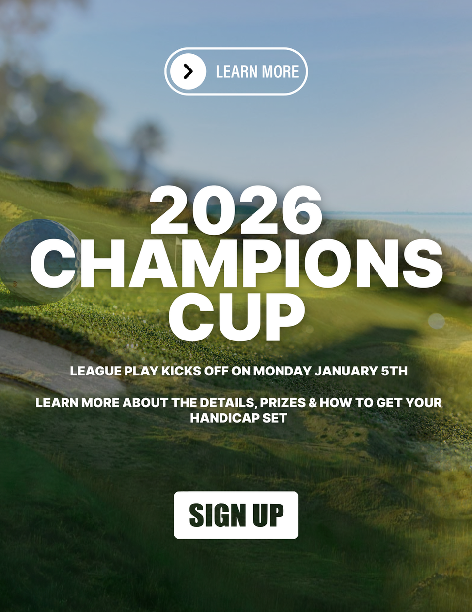 Sign up for our indoor golf league!