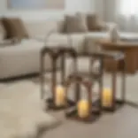 Copper Antique Floor Lanterns