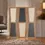 Thumbnail: Minimalist Wood and Rattan 3 Panels Foldable Room Divider