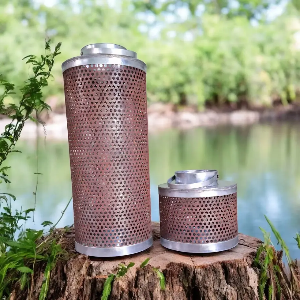 Thumbnail: Rustic Metal Candle Lanterns Set of 3