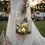 Thumbnail: Clear Glass Bridal Keepsake Display Container with Golden Detailing