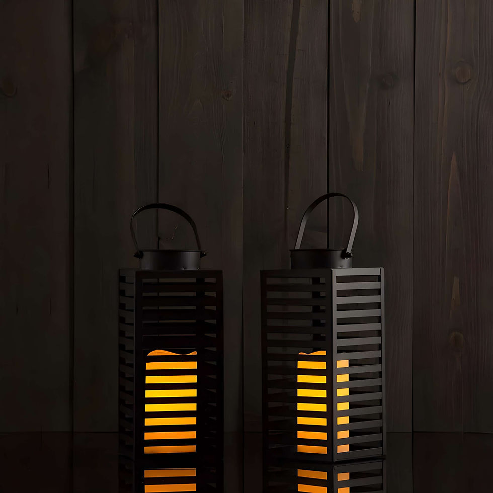 Thumbnail: Minimalist Black Lantern Set of 3