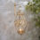 Thumbnail: luxury clear glass and golden edge wall mount lantern