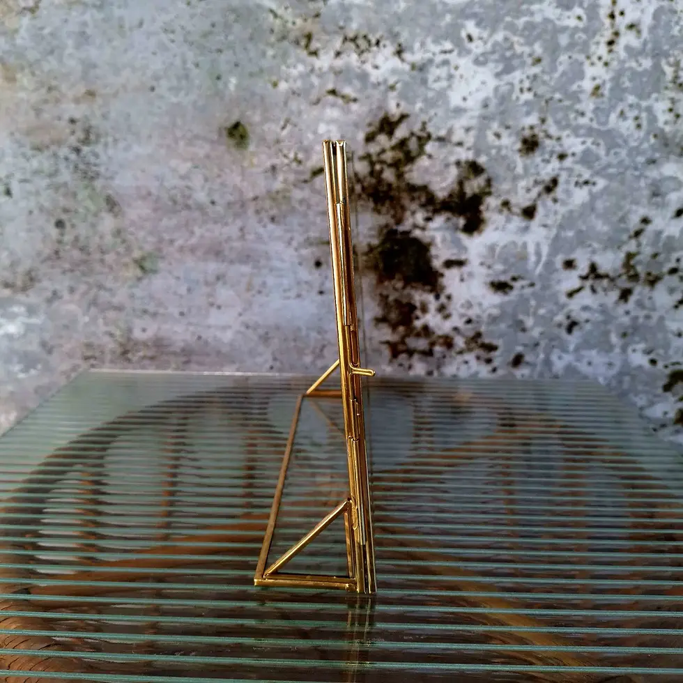 Glamorous Gold Horizontal Standee Photo Frame