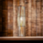 Cylindrical Mercury Glass Candle Lamp