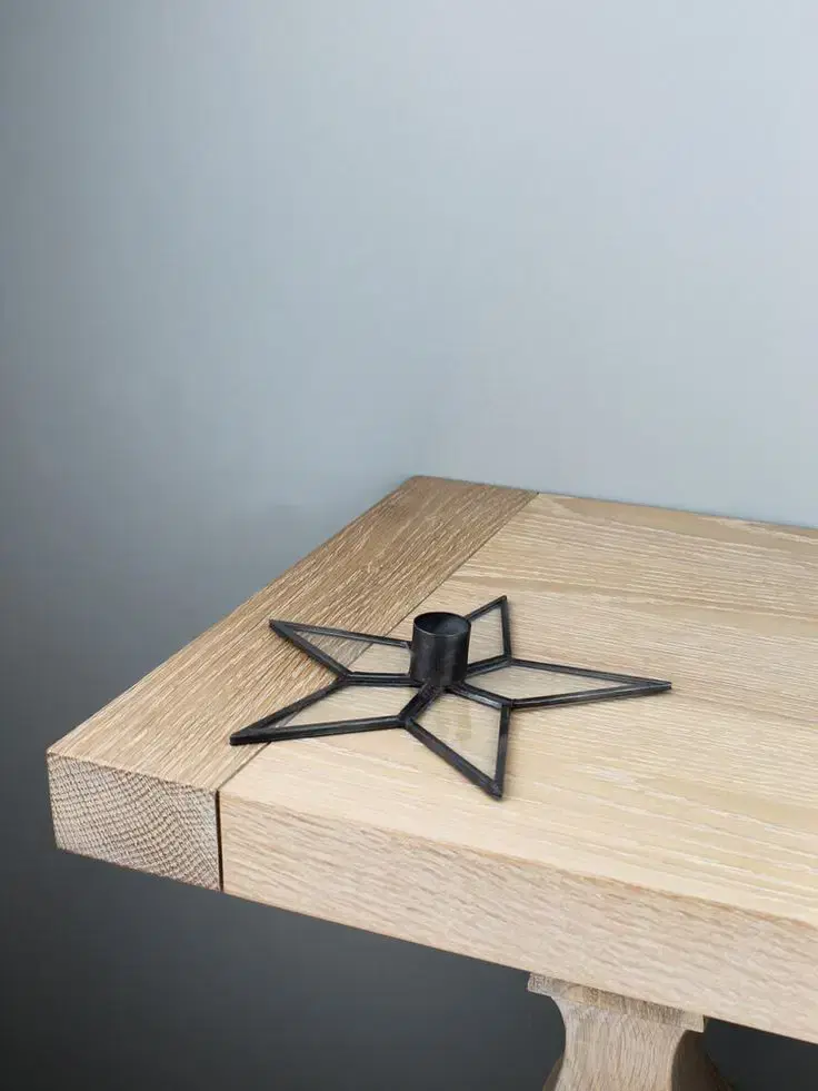 Rustic Metal Star Candle Holders Pack of 10