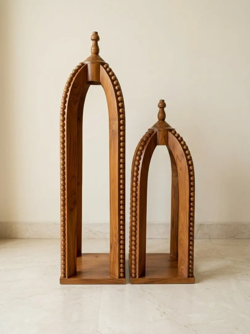 Thumbnail: Jodhpur Arch Teakwood Lantern