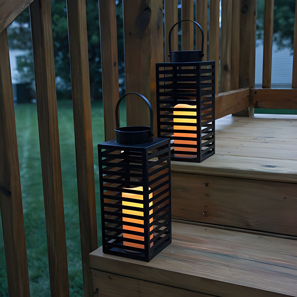 Thumbnail: Modern Farmhouse Lantern Set