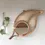 Thumbnail: Leaf Inspired Natural Cane Mirrored Wall Hanging
