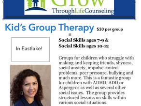 Social Skills Groups Are Back in Eastlake!
