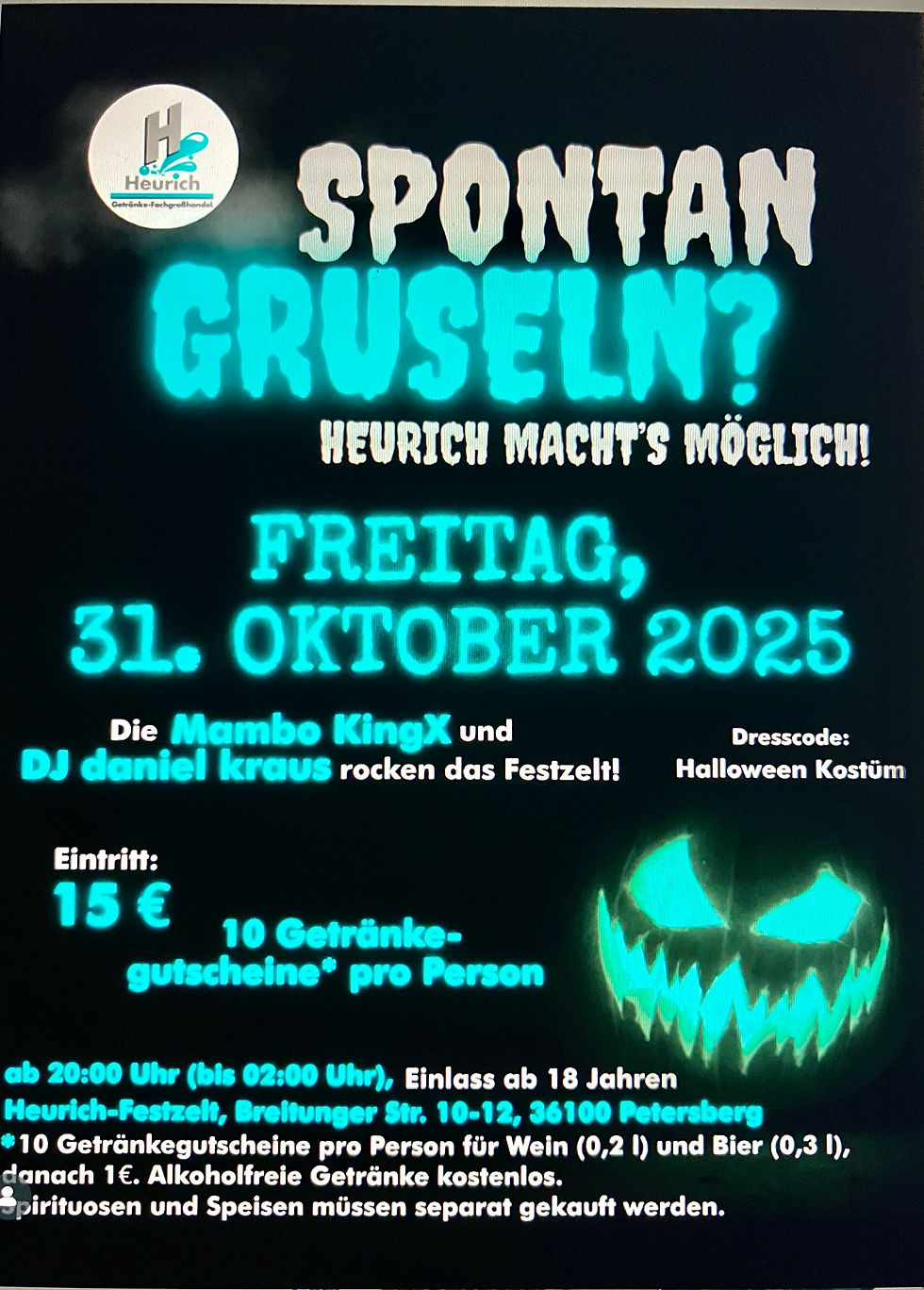 HEURICH "HALLOWEEN PARTY"