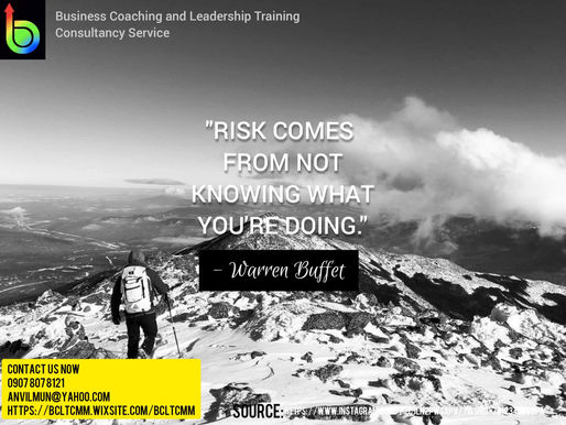 Risk is ...