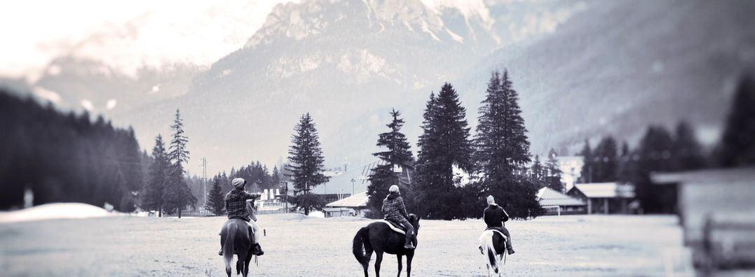 Horseback riding Dolomites