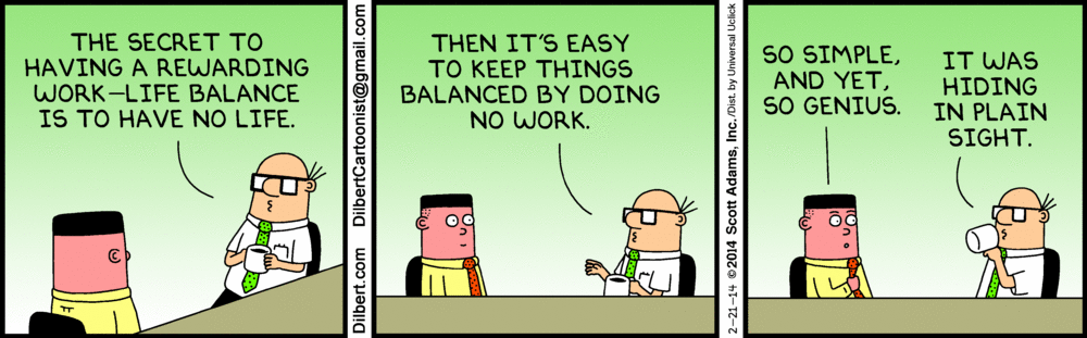 Work Life Balance comic