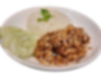 ข้าวหมูกระเทียมกรอบ